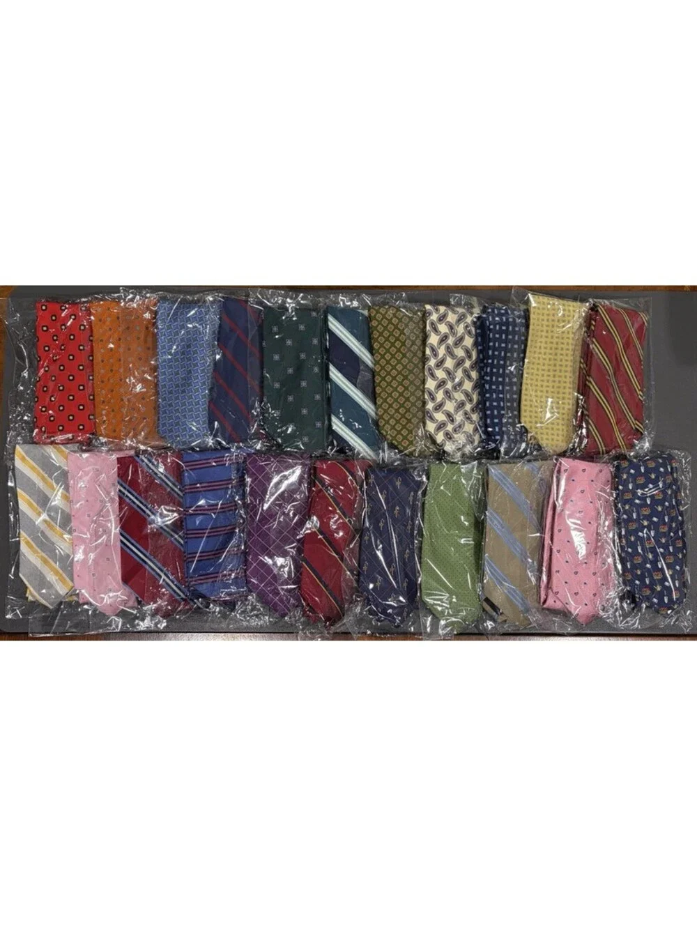 Brooks Brothers Men’s Ties Mostly Silk Lot Of 60 Individually Bagged
